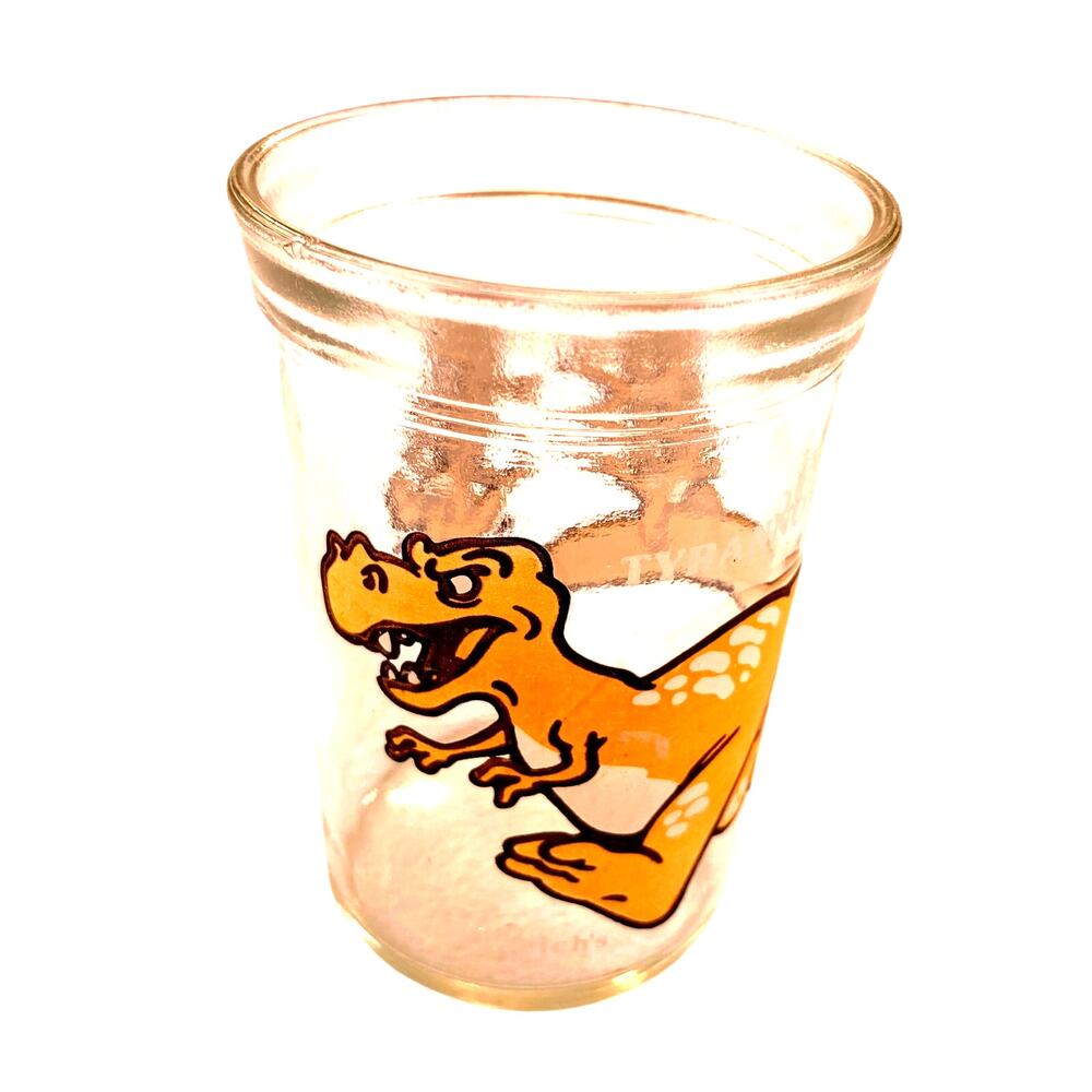 Welch's Jelly Glass Tyrannosaurus Rex Vintage Good